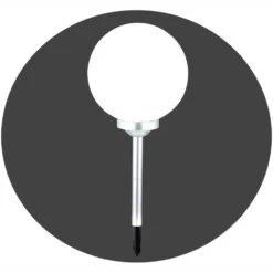 LED Solarleuchte Ø 25 X 46 Cm Leuchtkugel Mit Bodenspieß