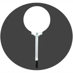 LED Solarleuchte Ø30x65 Cm Mit Bodenspieß