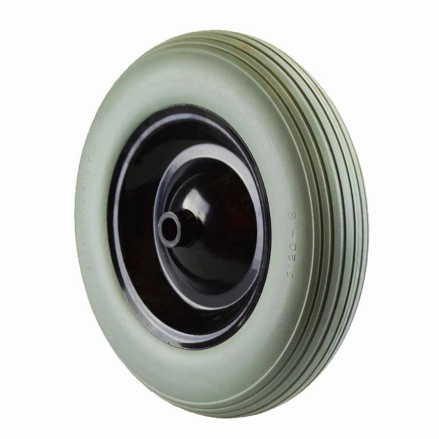 Schubkarrenrad Vollgummi Ă380 Mm 3.50-8 Auf Metallfelge