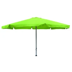Sonnenschirm Ø4m Limegrün Kurbelschirm Gartenschirm Schirm