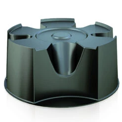 Prosperplast Untersetzer Basecan Aus Kunststoff In Schwarz