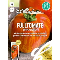 Saatgut FĂŒlltomate Striped Stuffer FĂŒr Ca. 20 Pflanzen
