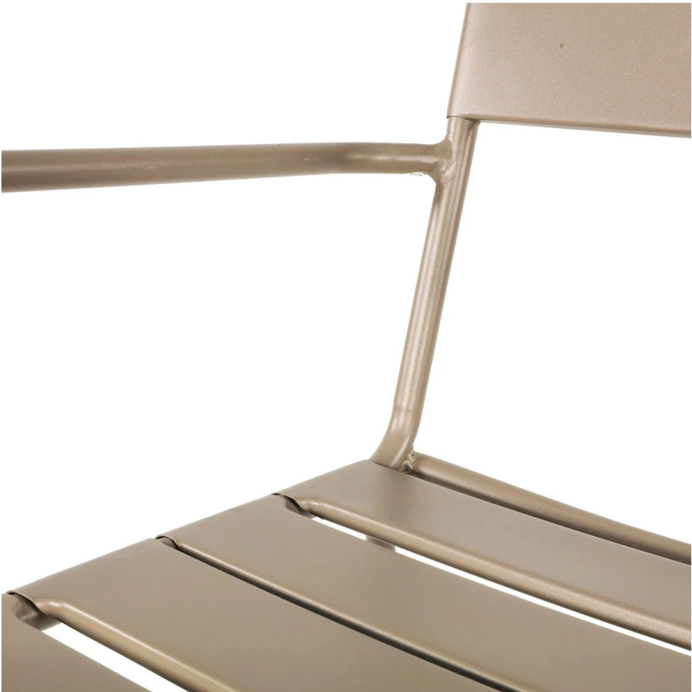 Stapelstuhl „Da Vinci“ 56 X 55 X 81 Cm Mit Stahlrahmen In Taupe - Image 2