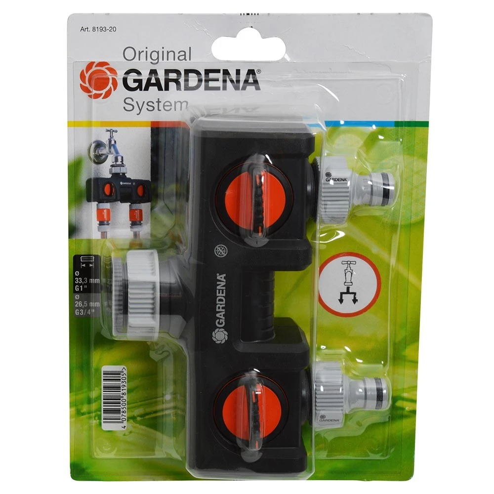 Gardena 2-Wege-Verteiler Mit G1-Gewinde
