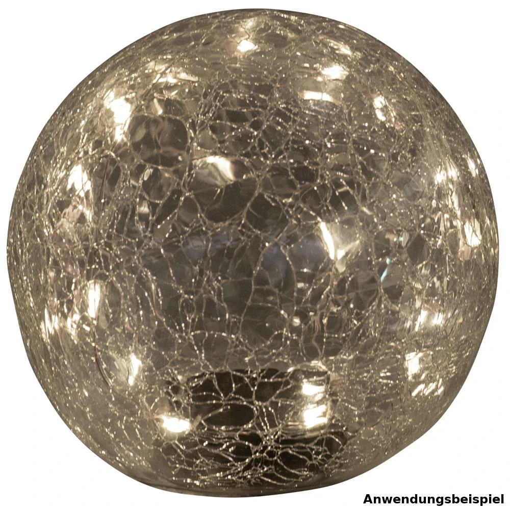 LED-Solarkugelleuchte Ø 20 Cm Mit Crashglas, 20 LED - Image 2