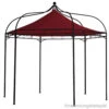Ersatzdach Für Pavillon Modena 320 X 300 Cm, 6-eckig, Bordeaux