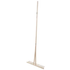 Heurechen Aus Buchenholz 160 Cm Mit 16 ZĂ€hnen Und Zweigeteiltem Stiel