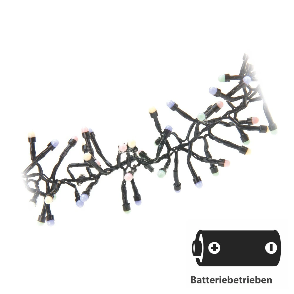 LED Lichterkette Weihnachtsbaum 1,2 M, 192 LEDs Bunt, 8 Funktionen - Image 2