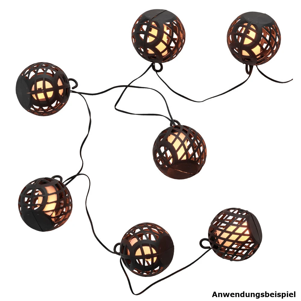 Solar-Lichterkette 2 M Mit 8 Laternen Und LEDs - Image 2