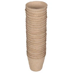 Anzuchttöpfe 6 X 6 Cm Rund, 24 Stück, Papier