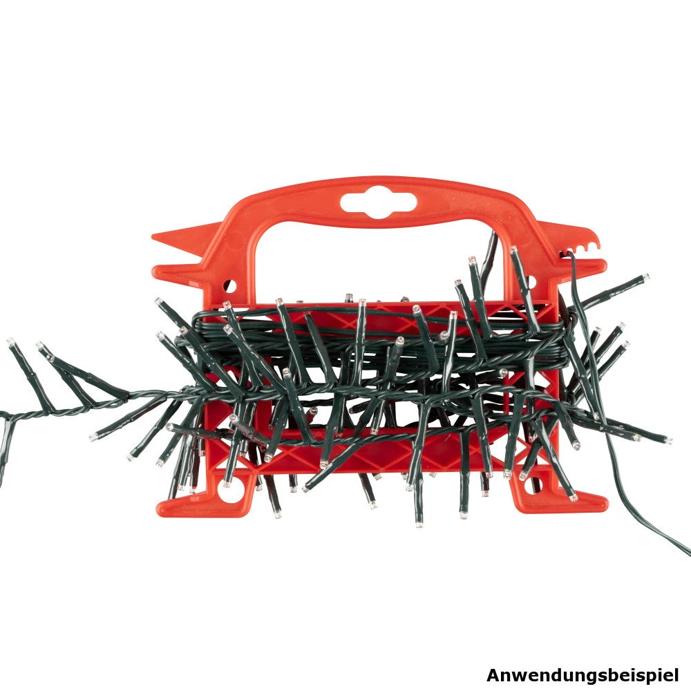 Lichterkettenaufwickler Rot Aus Kunststoff FĂŒr Lichterketten - Image 2