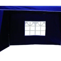 Seitenteile Für Pavillon 2er Set Blau 3 X 2 M Aus Poylester 140 G/m²