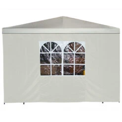 Seitenteil Mit Fenster Für Pavillon 3 X 3 M, Ecru