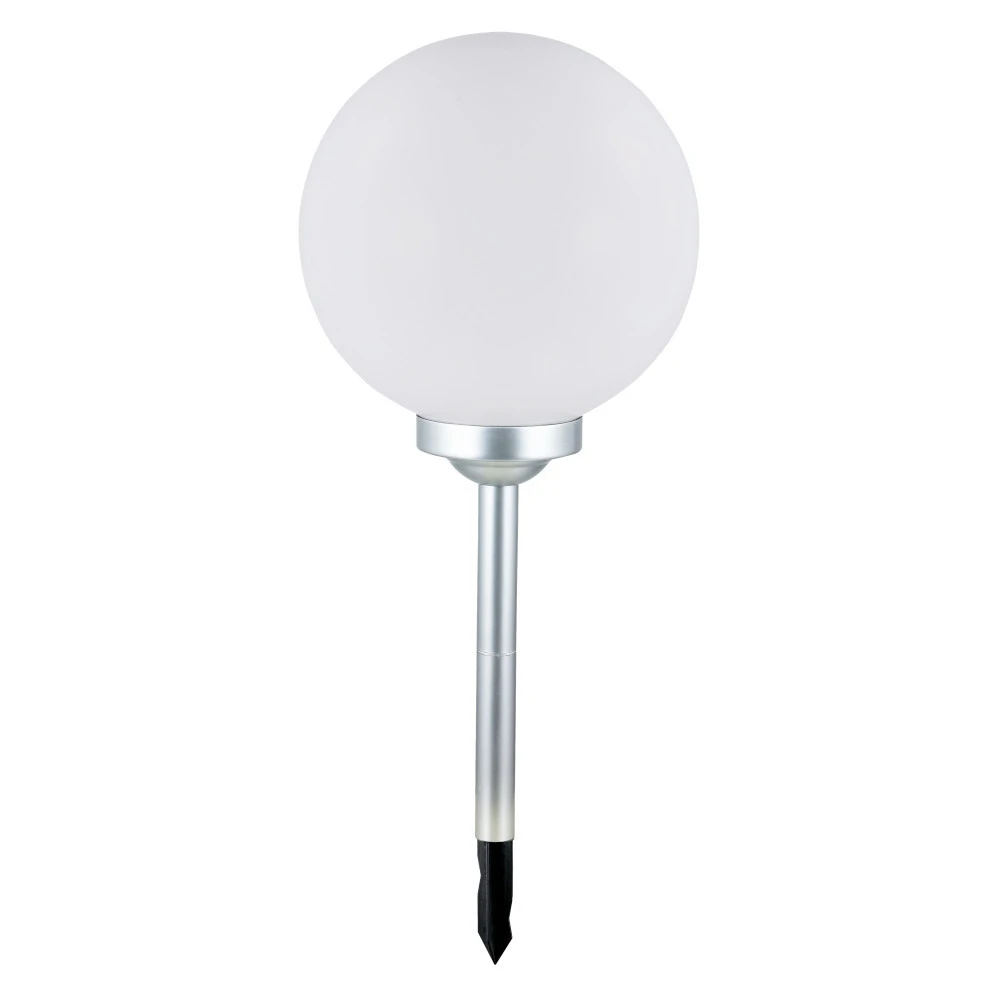 LED-Solarleuchte Ø 20 X 46 Cm, Leuchtkugel Mit Bodenspieß