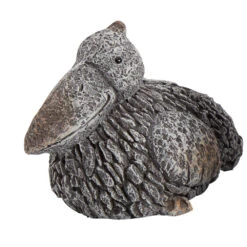 Deko Steinfigur Pelikan Aus Magnesium