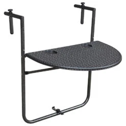 BalkonhÀngetisch Halbrund Mit Klappfunktion