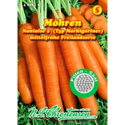 Saatgut Speisemöhre Nantaise 2 Marktgärnter, Reicht Für Ca. 100 Pflanzen