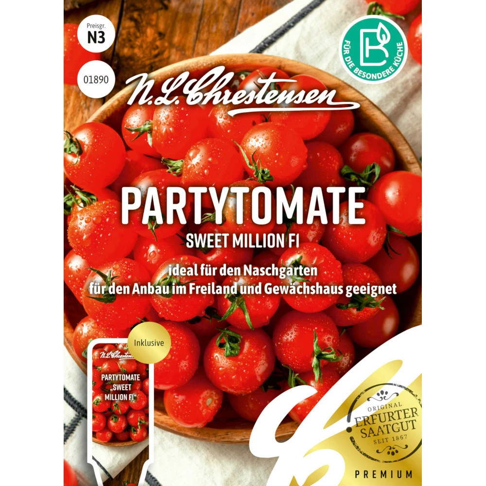 Saatgut Partytomate Sweet Million F1 FĂŒr Ca. 15 Pflanzen