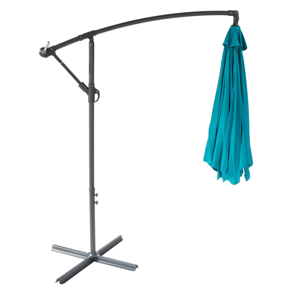 Sonnenschirm Ă 300 Cm Blau Mit Gelenkarm - Image 2