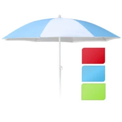 Sonnenschirm 2in1 180 Cm Mit 2 Seitenteilen In Drei Farben