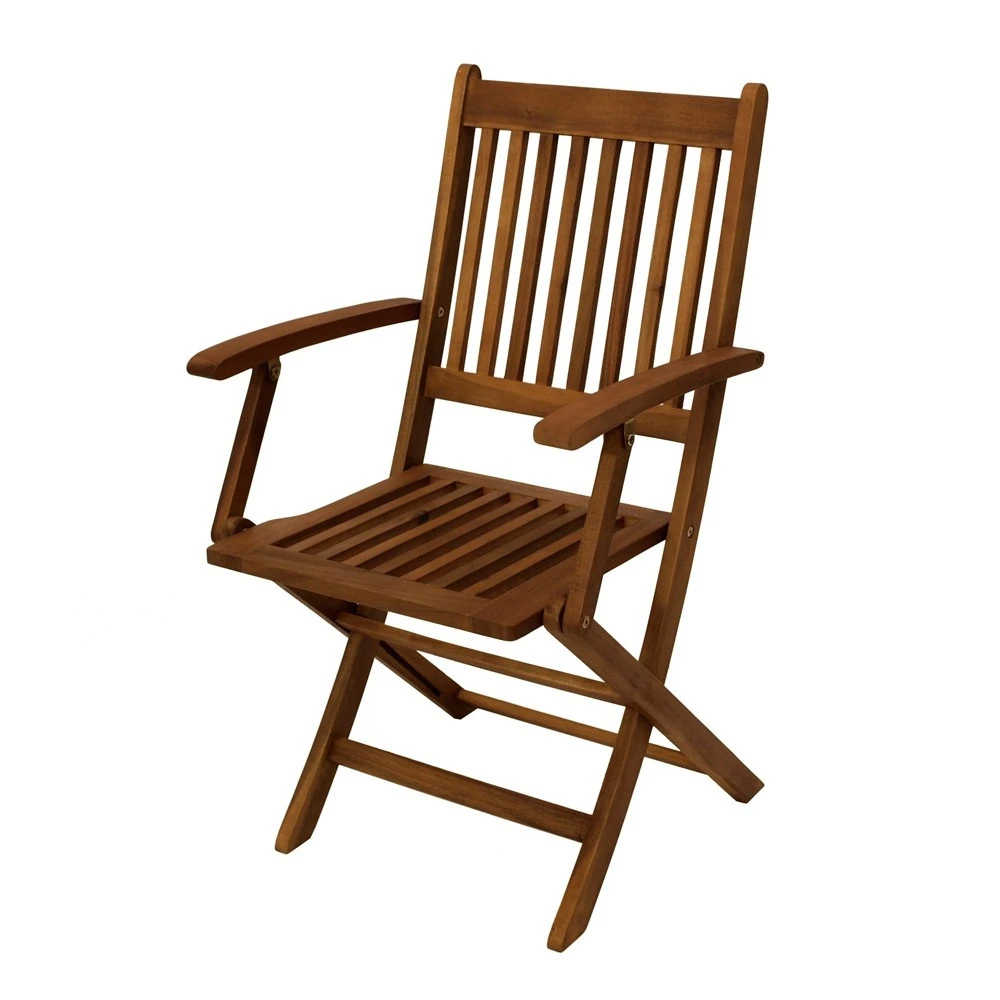 Klappstuhl-Set BENITA, 2-teilig, Akazienholz Geölt - Image 2