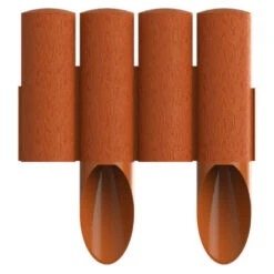 Cellfast Rasenkante Palisade 8 StĂŒck 2,3 M In Ziegelsteinrot