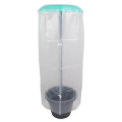 Tomatenhauben-Set Aus Kunststoff Mit Stab, Topf Und Schutzfolie