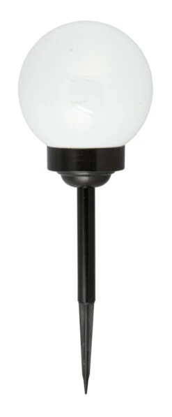 LED Solarkugelleuchte Ø 25 Cm Mit Bodenspieß