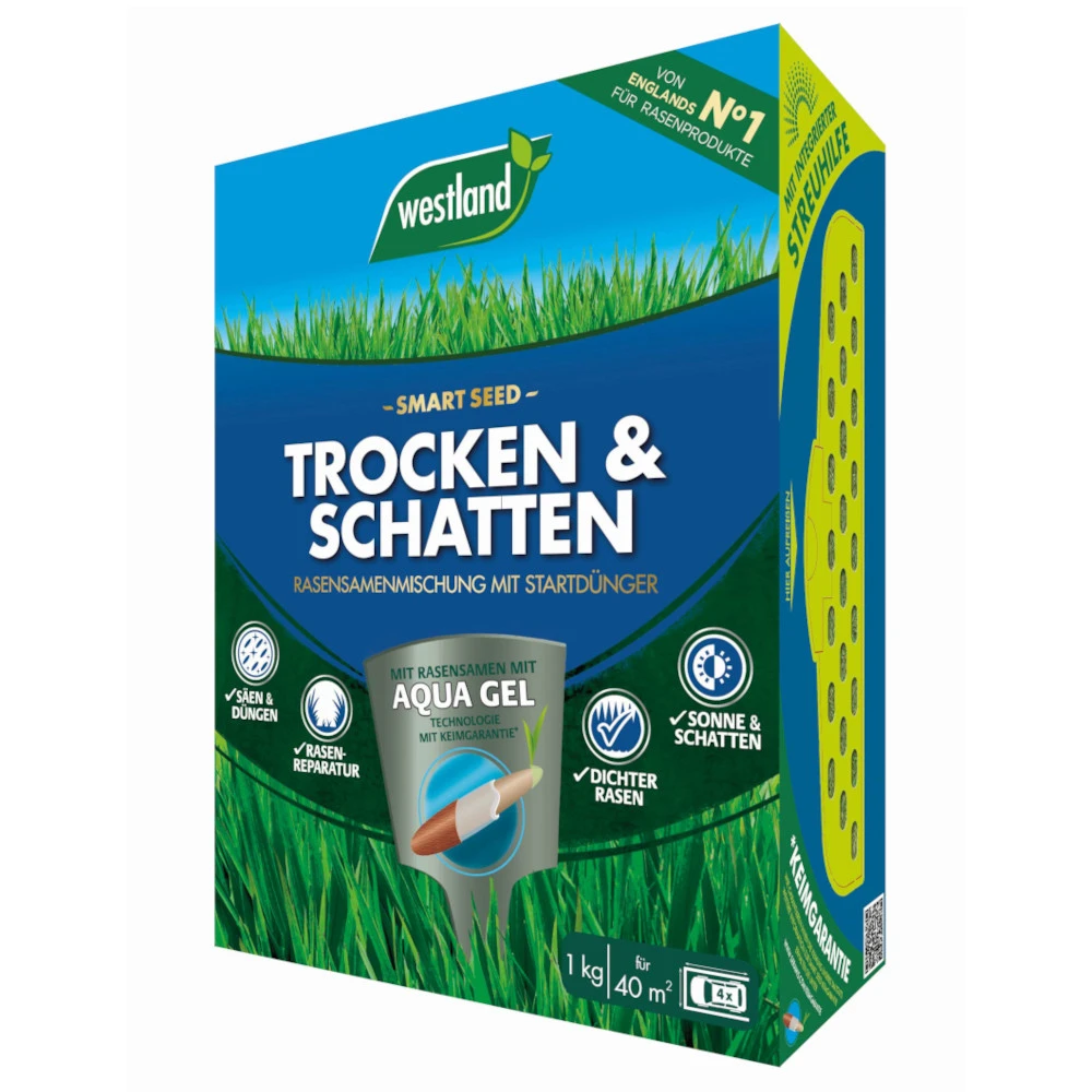 WESTLAND Trocken- Und Schattenrasen-Saatgutmischung 40 M² 1,0 Kg - Image 2