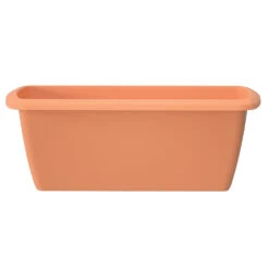 Prosperplast Balkonkasten Respana 88,5 X 18,4 Cm In Terracotta Mit Untersetzer