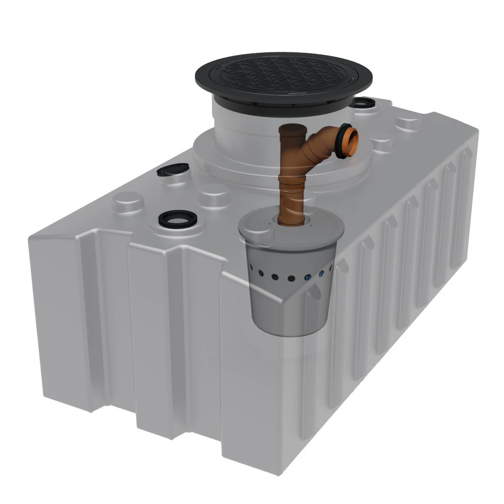 Regenwasser-Flachtank 2000 Liter, Mit Biovitor - Image 2