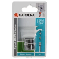 Gardena Perlstrahl-Gewindeadapter M24x1 Ø26,5mm G3/4"