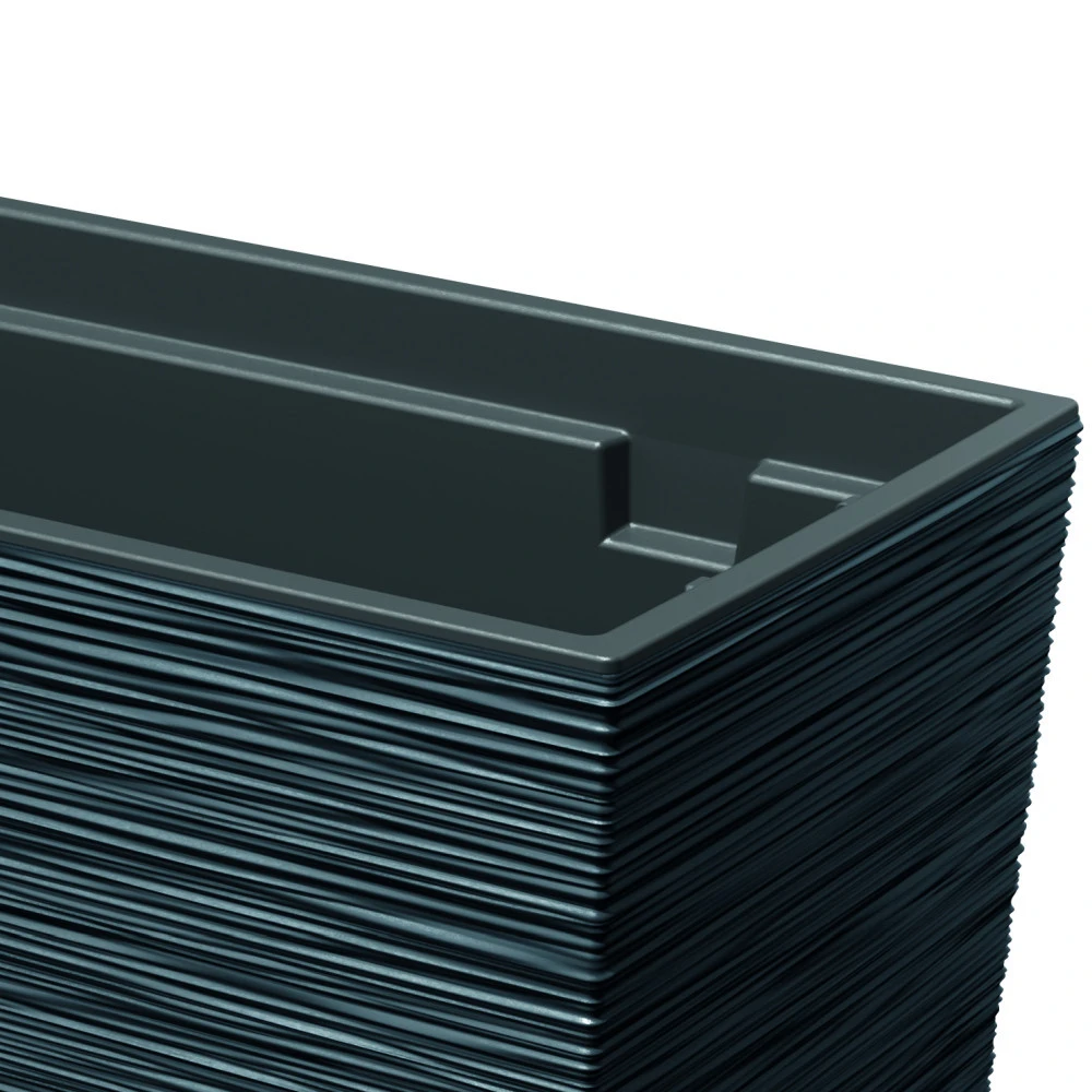 Prosperplast Pflanzkasten Furu Case 400x185x195mm Anthrazit â Bild 2