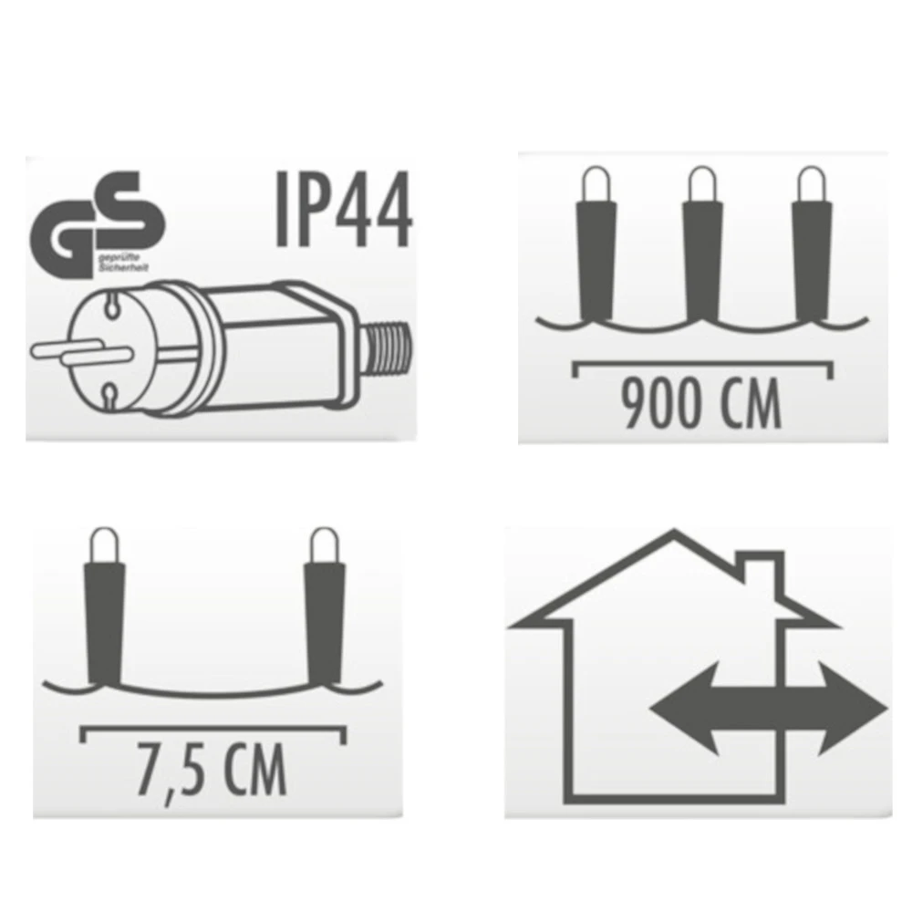 LED-Lichtschlauch 12 M Mit 120 Warmweißen LEDs - Image 2