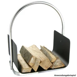 HI Kaminholzkorb Aus Metall