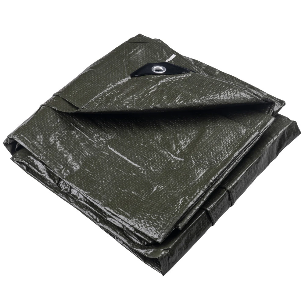 Abdeckplane 4 X 6 M 90 G/m² Aus Bändchengewebe In Grün