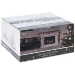 LED-Girlande 270 Cm Batteriebetrieben Mit 30 LED Und Aufhängösen