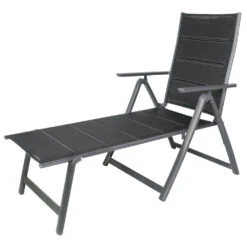 Gartenliege „Comfort“ Klappbar Mit Aluminiumgestell