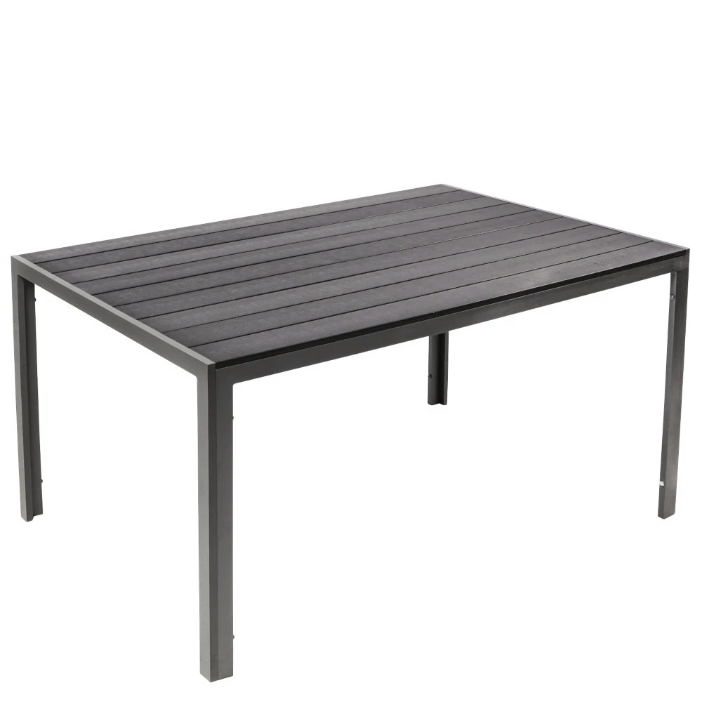 Gartentisch Nonwood 150 X 90 Cm Mit Aluminiumgestell